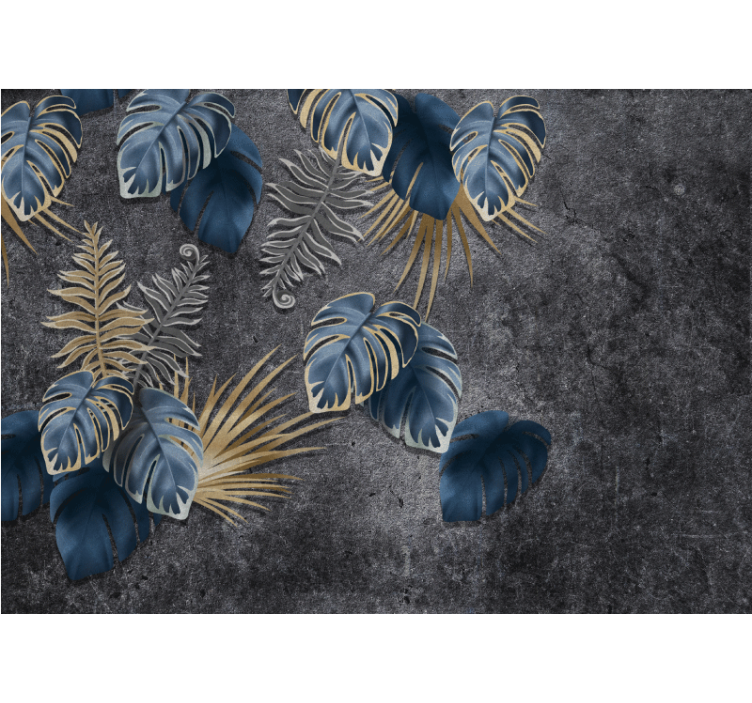 Lehtikuvasto luonto valokuvatapetti - Tenstickers