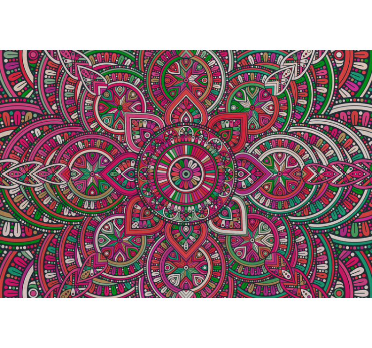 Boho mandala valokuvatapetti mandala - Tenstickers
