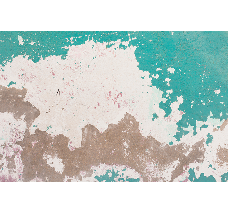 Rypistynyt kuorittu seinä valokuvatapetit - Tenstickers