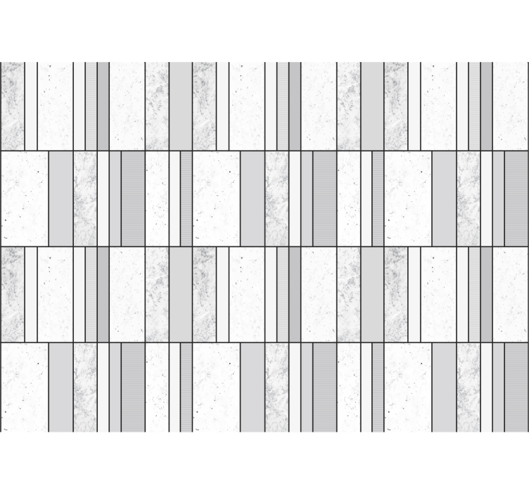 Marmoria mustilla viivoilla kylpyhuone valokuvatapetti - Tenstickers