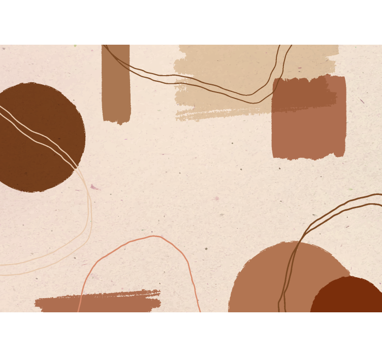 Abstrakti muotoilu tiilenpunainen valokuvatapetti - Tenstickers