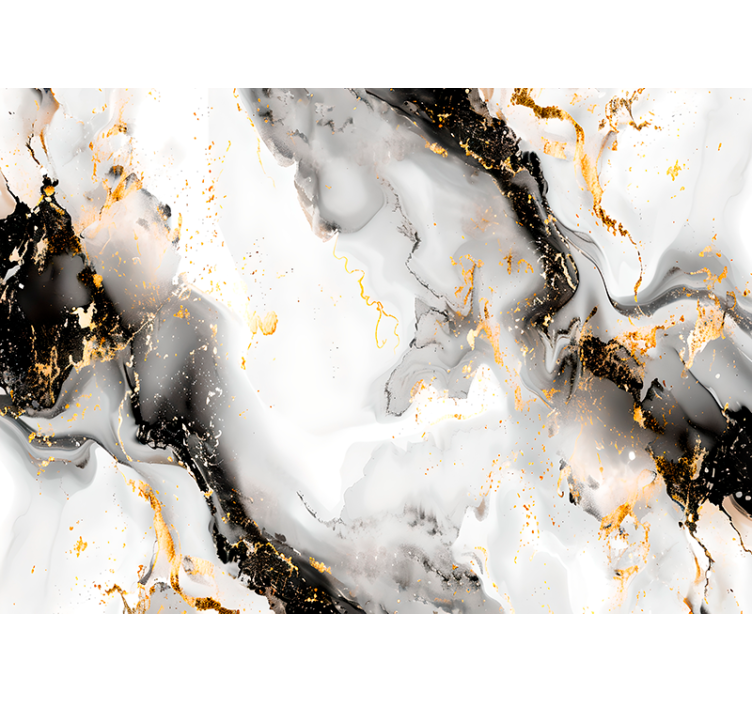 Mustavalkoinen kuvio abstrakti valokuvatapetti - Tenstickers