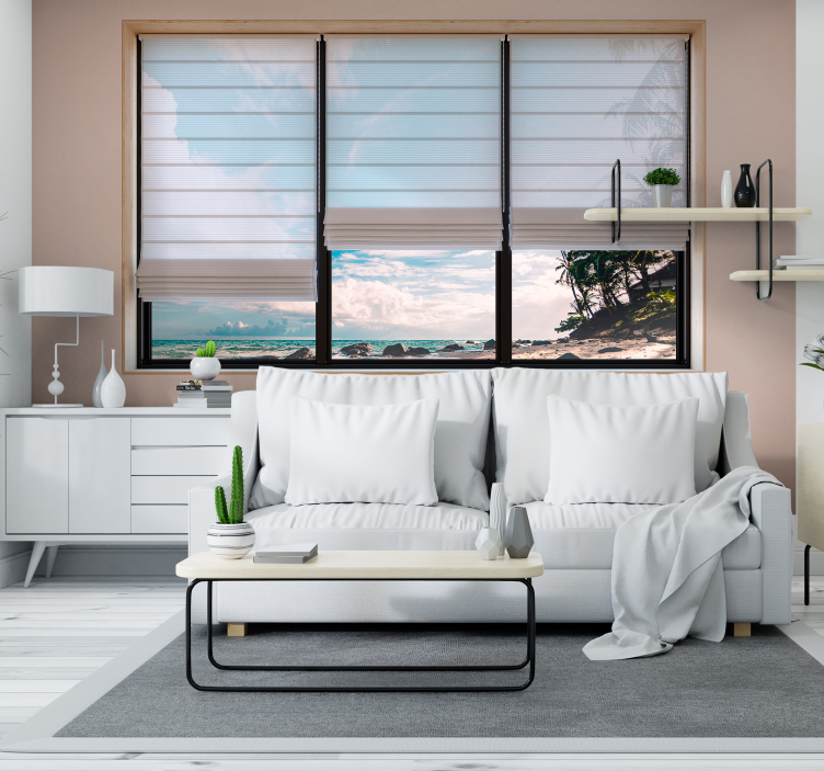 3d vaikutus ranta valokuvatapetti - Tenstickers