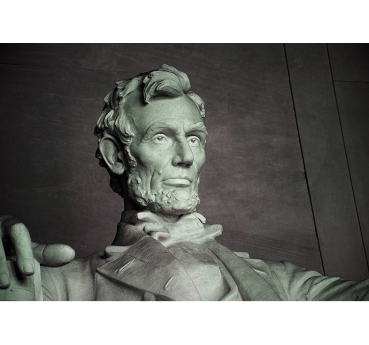 Abraham lincoln patsas klassisen taiteen valokuvatapetti - Tenstickers