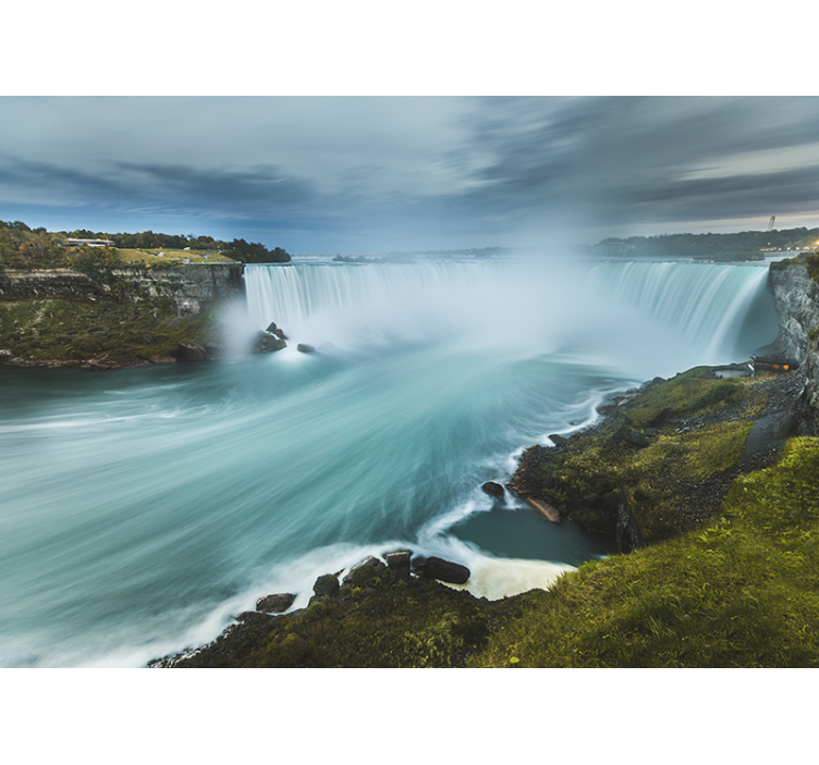 Niagara falls maisemavettäputous valokuvatapetti - Tenstickers