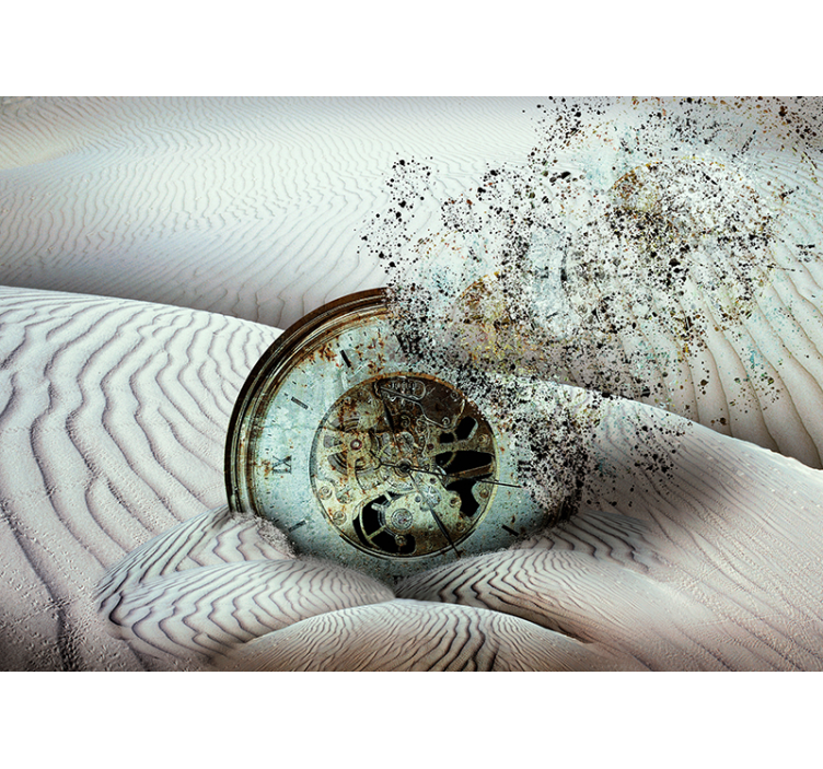 Ajan dyynien fragmentaatio abstrakti valokuvatapetti - Tenstickers