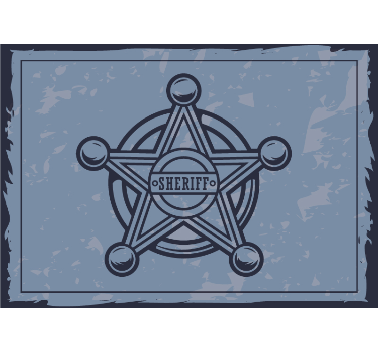 Hieno cowboy tähti vintage valokuvatapetti - Tenstickers