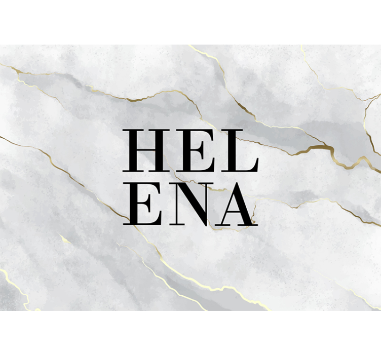 Henkilökohtainen marmori muokattava valokuvatapetti - Tenstickers