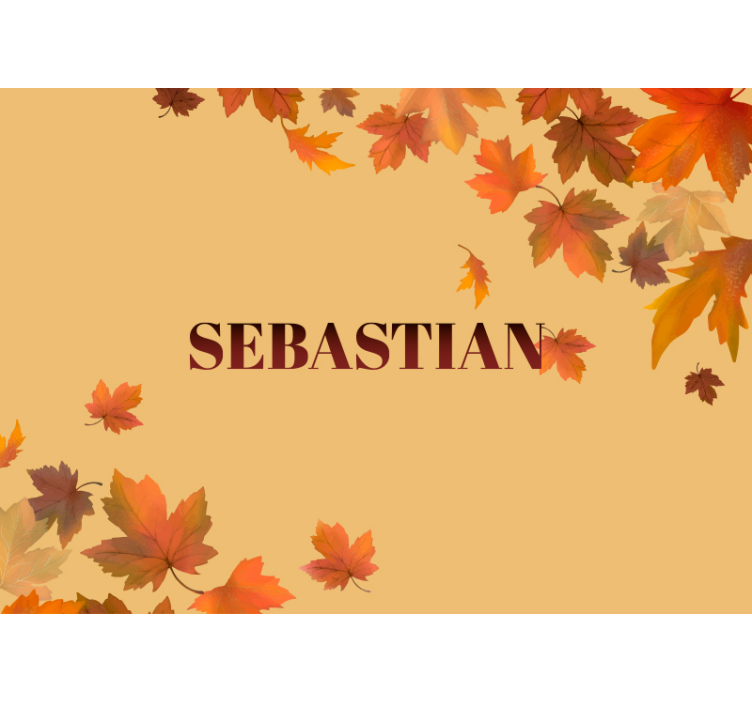 Syksyn lehtien asetelma kukka valokuvatapetti - Tenstickers