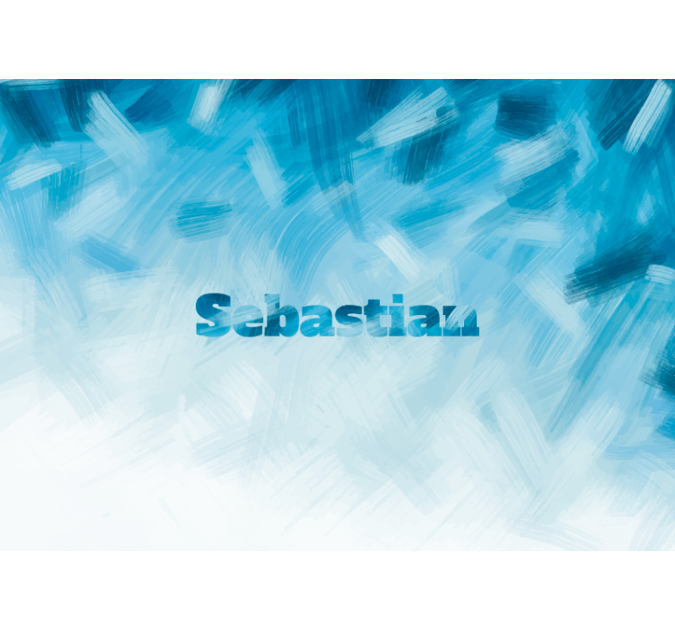 Muokattava valokuvatapetti nimelläsi - Tenstickers