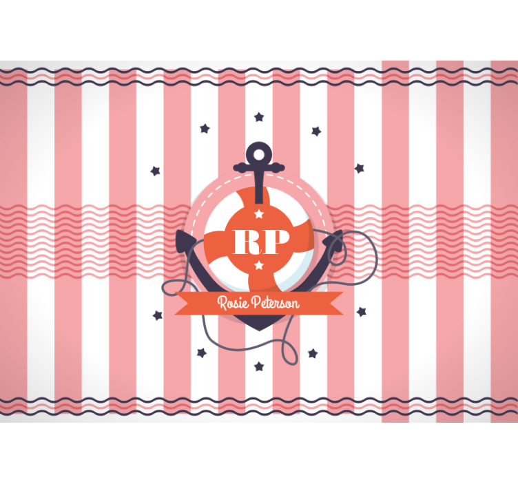 Yksilöllinen merellinen muotoilu muokattava valokuvatapetti - Tenstickers