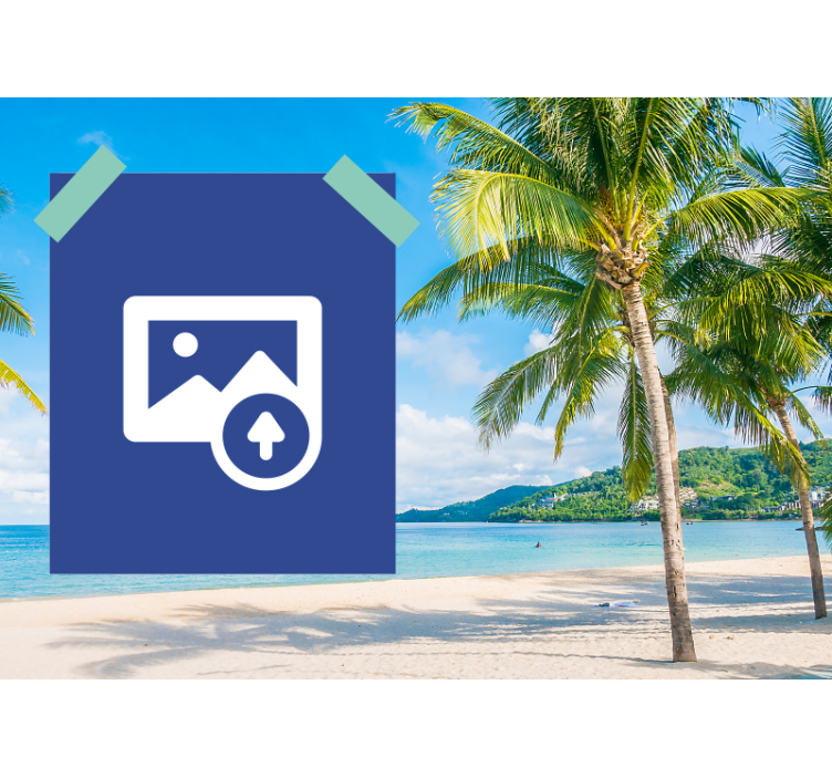 Ranta-aiheinen leikekirja muokattava valokuvatapetti - Tenstickers