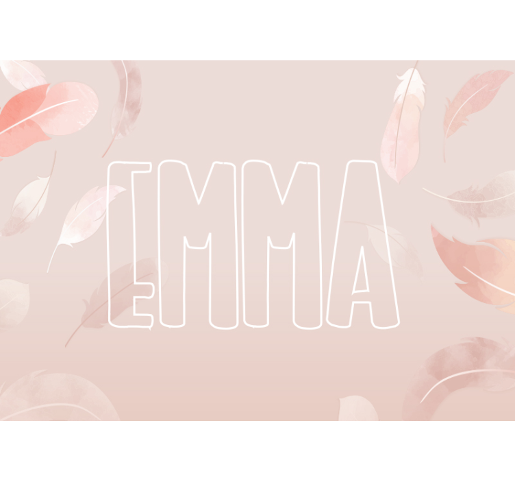 Vauvan makuuhuoneen valokuvatapetti räätälöitynä - Tenstickers