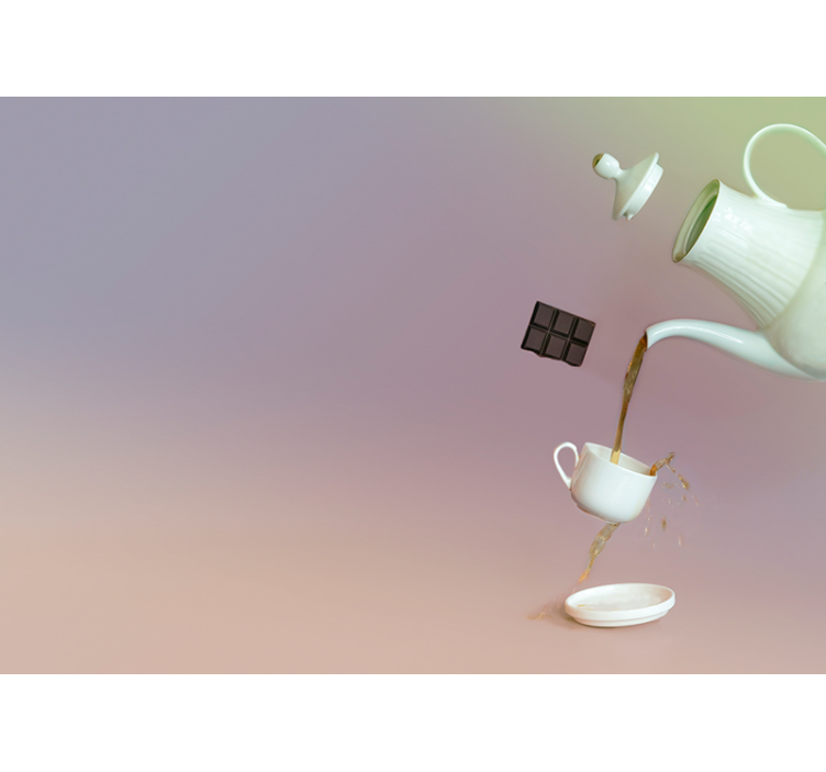 Kelluvia teehetkiä musiikki valokuvatapetti - Tenstickers