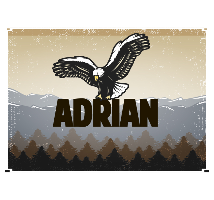 Lentävä kotka Muut eläimet valokuvatapetti - Tenstickers