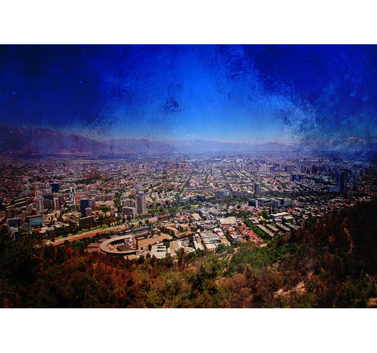 Santiago de chile andit vuori valokuvatapetti - Tenstickers
