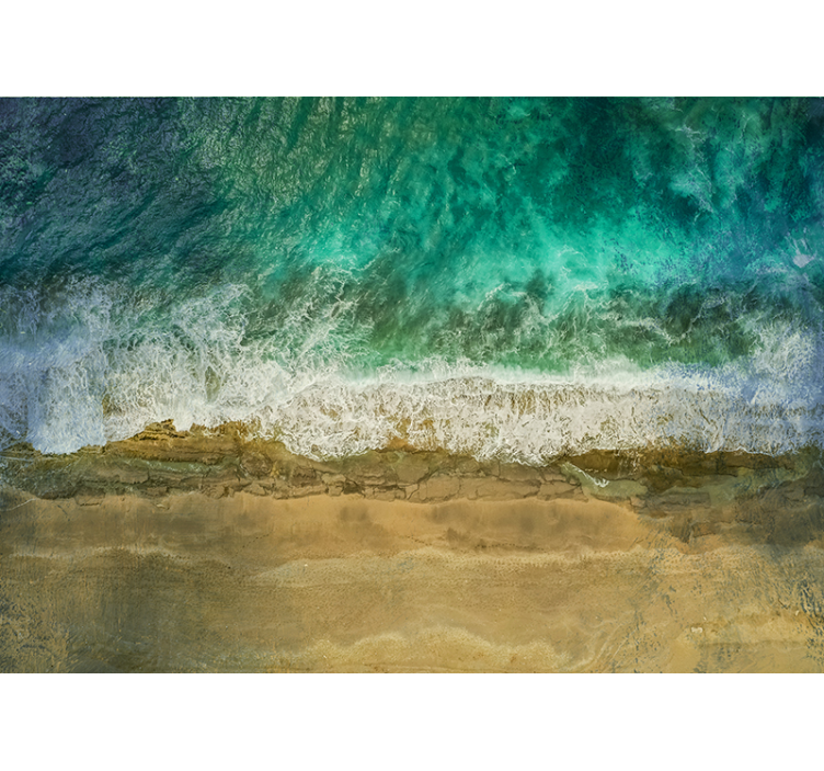 Meriveden vuosikerta valokuvatapetti meri - Tenstickers