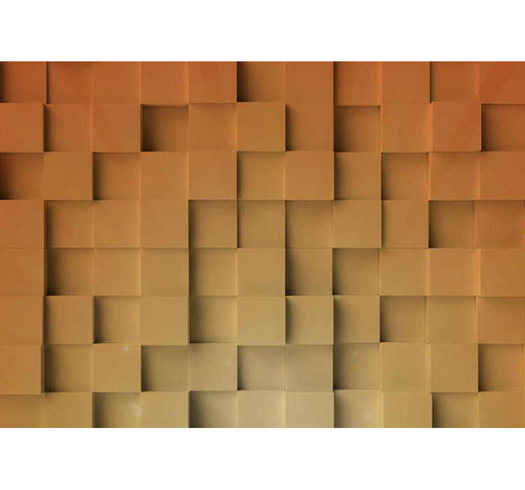 Kuvioitu kuutiokuvio tekstuuri ja kuvio valokuvatapetti - Tenstickers