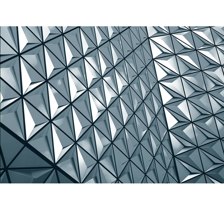 3d kolmiot 3d valokuvatapetti - Tenstickers