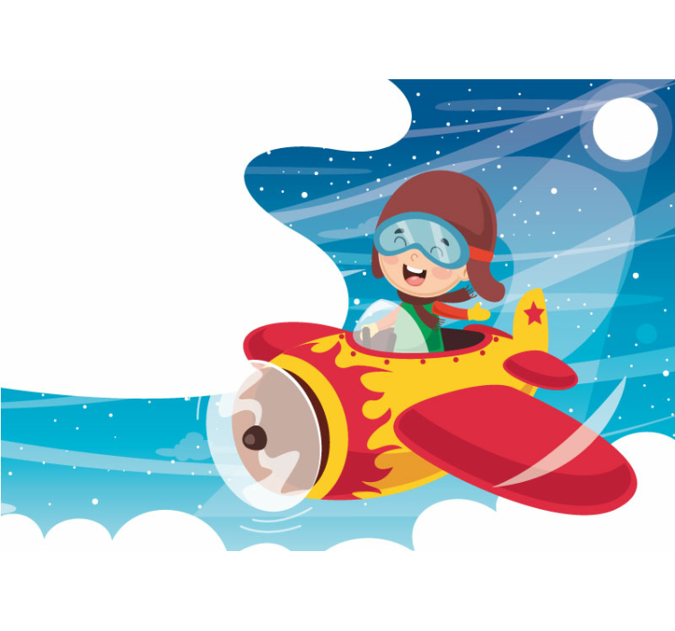 Leikkisä lasten seikkailu rakkaus valokuvatapetti - Tenstickers