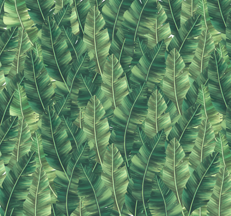 Isot lehdet luonto valokuvatapetti - Tenstickers