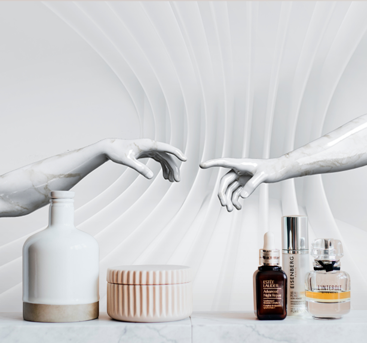 Aadamin optisen illuusion luominen 3d valokuvatapetti - Tenstickers