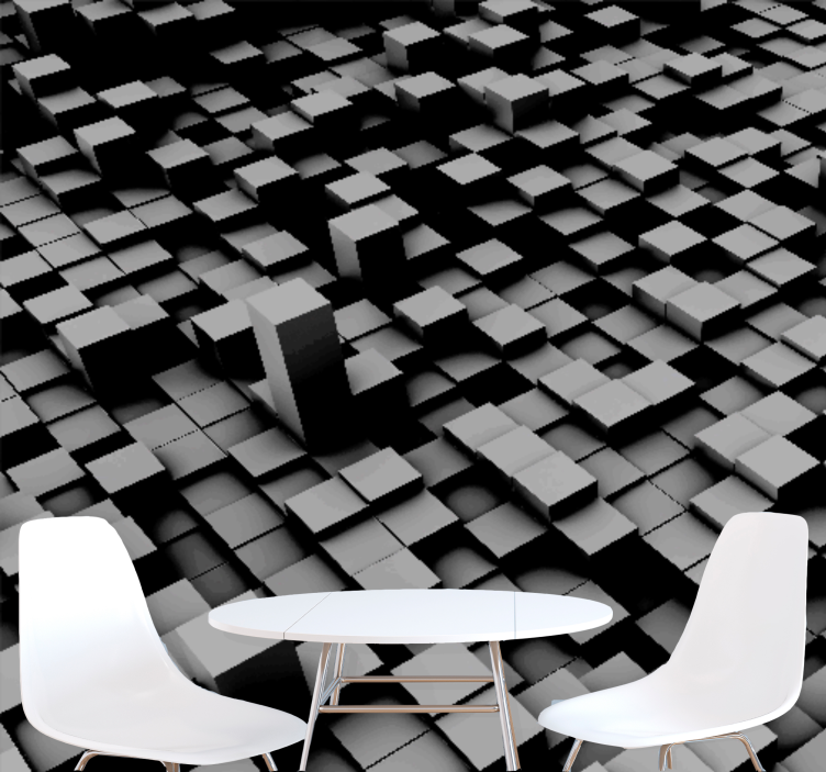 Abstrakti valokuvatapetti geometrinen loikkamuotoilu - Tenstickers