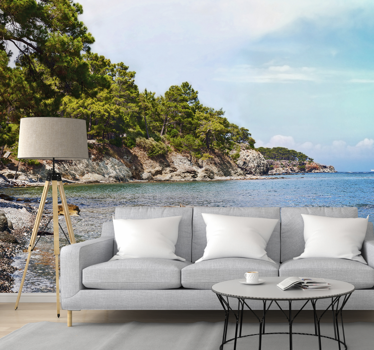 Antalya ranta meri valokuvatapetti - Tenstickers