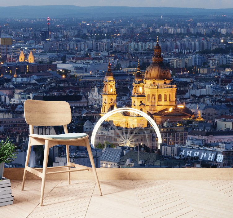 Budapestin tausta muut kaupunki ja maa valokuvatapetti - Tenstickers