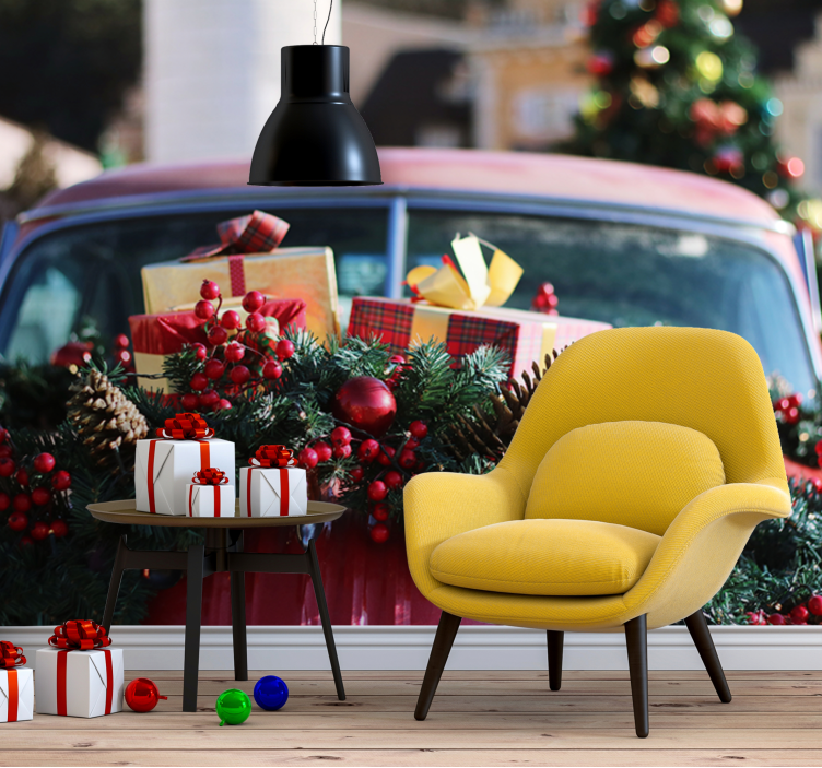 Joulu kuvatapetti juhlavista lahjoista - Tenstickers