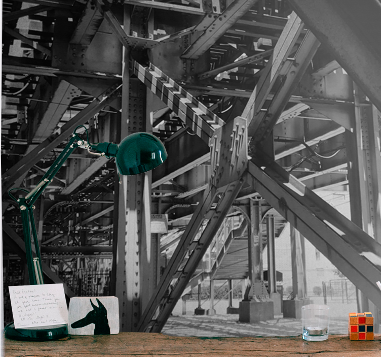 Kaupunkirakenteellinen valokuvatapetti - Tenstickers