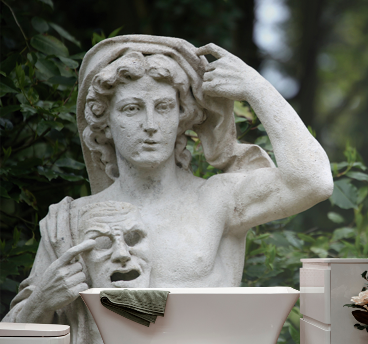 Kreikkalaiset patsaat esteettinen taide valokuvatapetti klassinen - Tenstickers