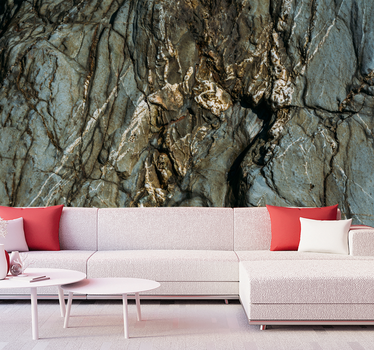 Luonnollinen kivi valokuvatapetti - Tenstickers