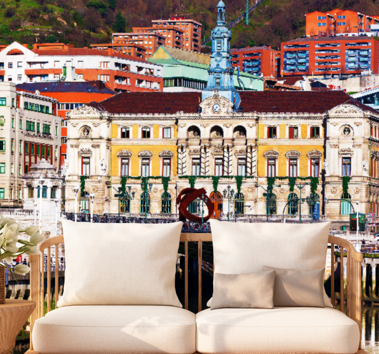 Madrid valokuvatapetti historiallinen bilbaon arkkitehtuuri - Tenstickers