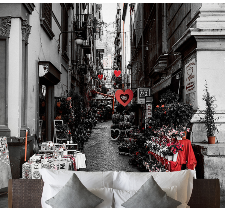 Napolin pääkaupunki muut kaupunki ja maa valokuvatapetti - Tenstickers