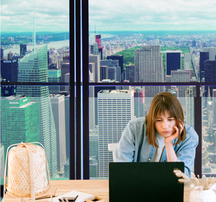 New yorkin kaupunkitaivaan valokuvatapetti - Tenstickers