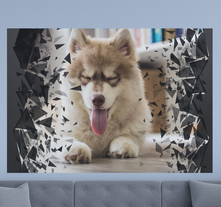 Rikki seinä ja muokattava eläin 3d valokuvatapetti - Tenstickers