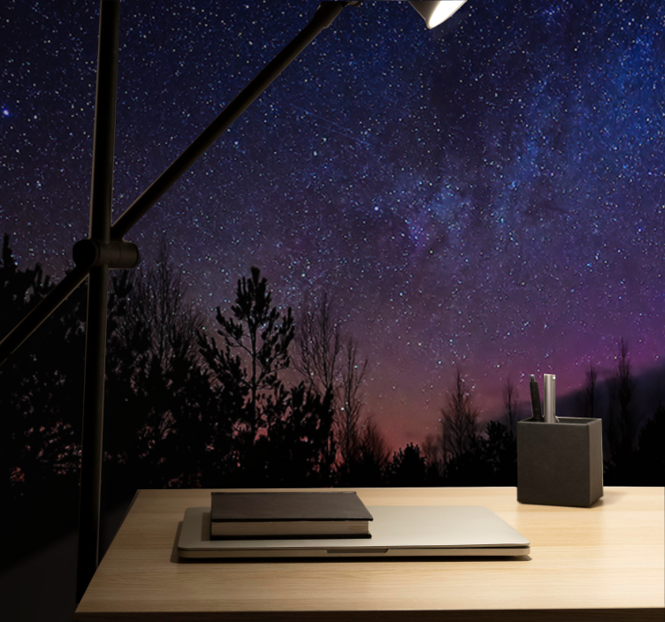 Taivaallinen ilta avaruus valokuvatapetti - Tenstickers