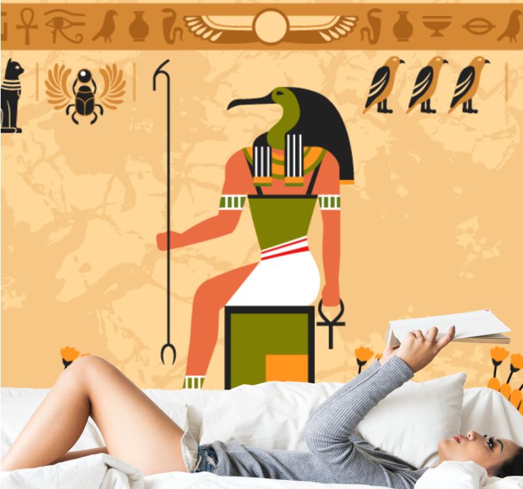 Thoth egyptin jumala eläin valokuvatapetti - Tenstickers