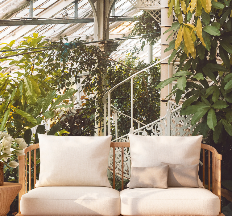 Vihreä vehreys luonto valokuvatapetti - Tenstickers