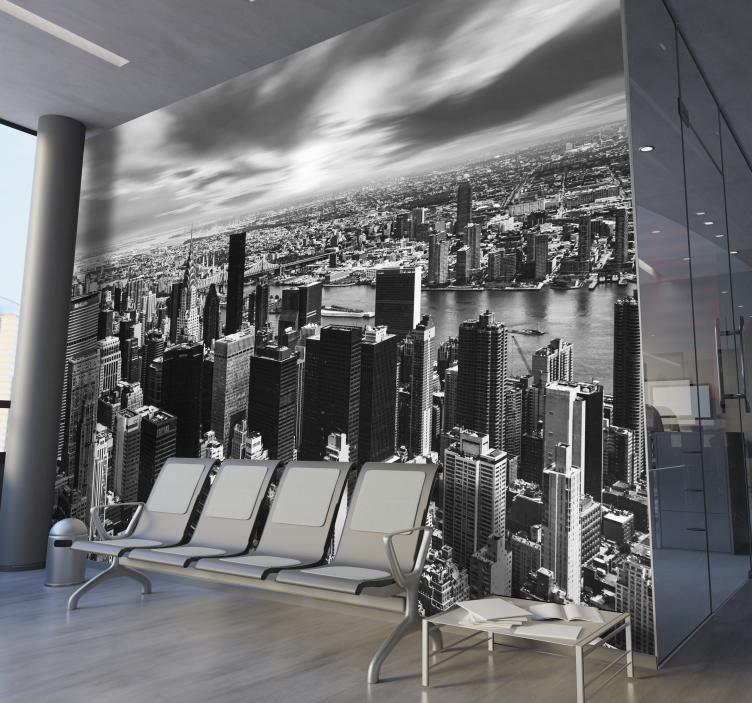 Vintage new yorkin kaupungin valokuvatapetti - Tenstickers