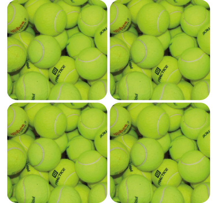 Tennis pallot modernit lasinaluset - Tenstickers
