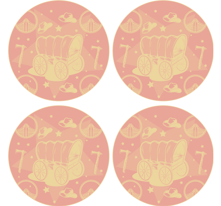 Kaunis cowboy vaunu juoma lasinalunen - Tenstickers