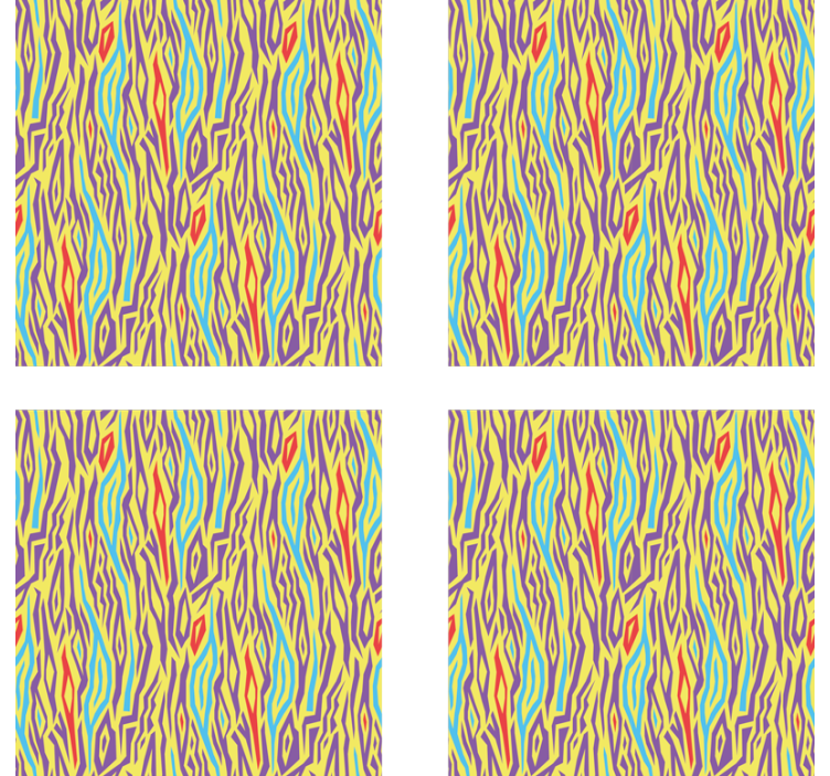 Värikkäät abstraktit viivat lasinalunen - Tenstickers