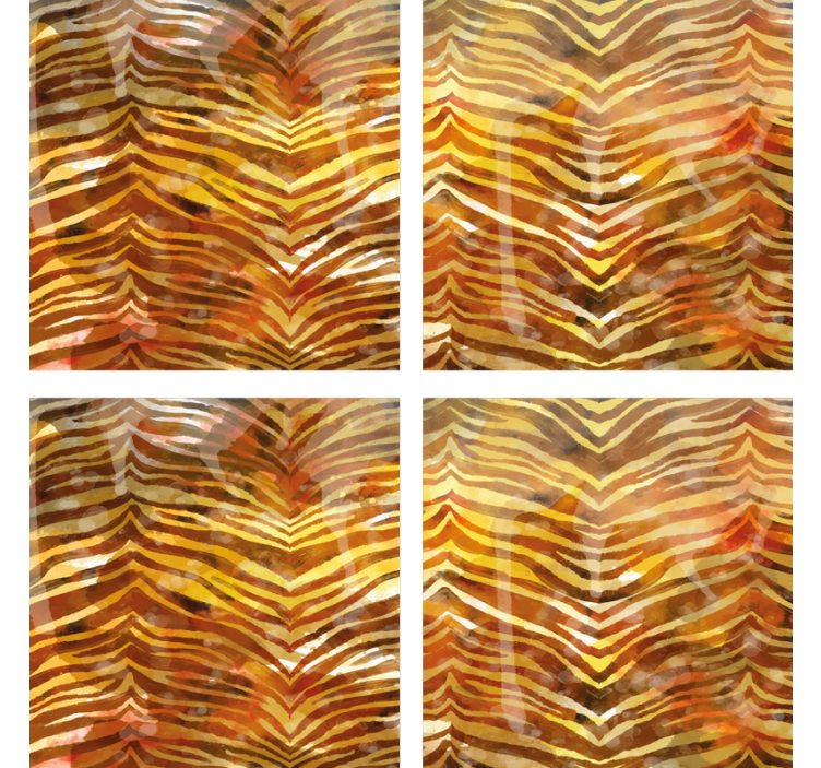 Seeprakuvioinen pinta lasinalunen - Tenstickers