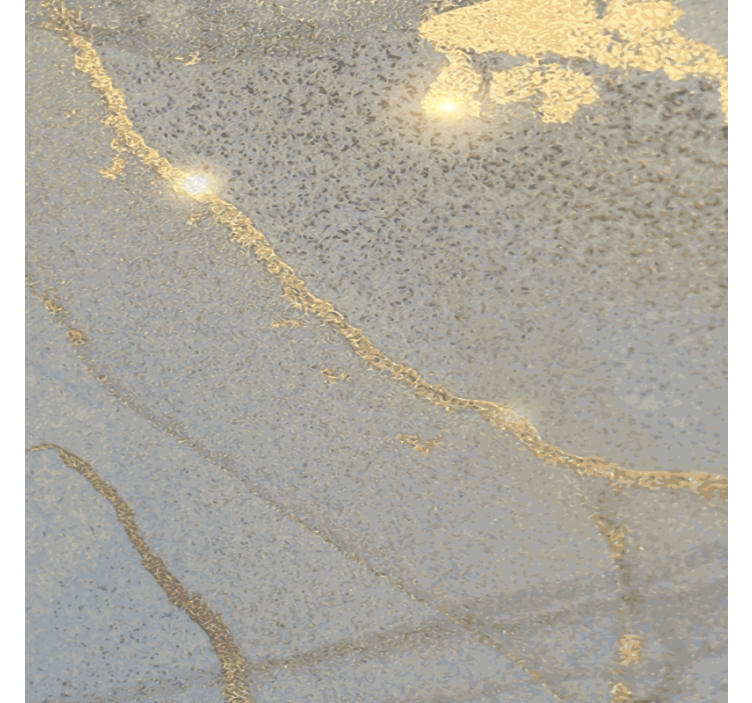 Elegantti kultafolio pinta lasinalunen - Tenstickers