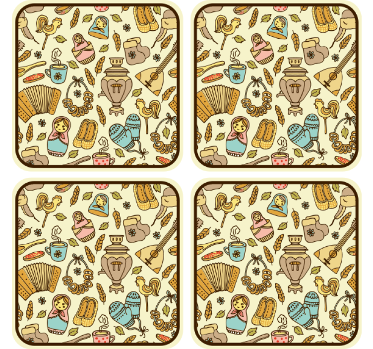 Kummajainen kansantaiteen kuvastot - Tenstickers