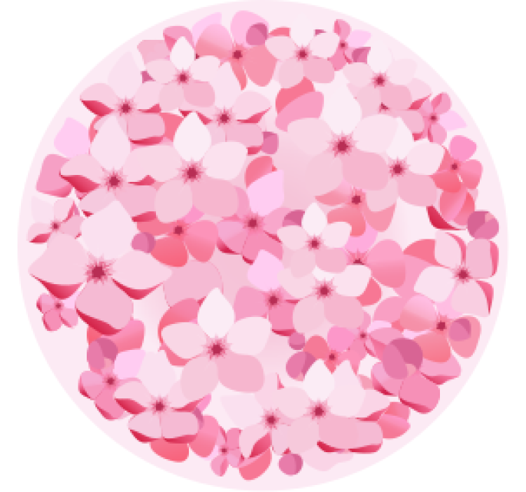 Kirsikkapuu enemmän lasinaluset - Tenstickers