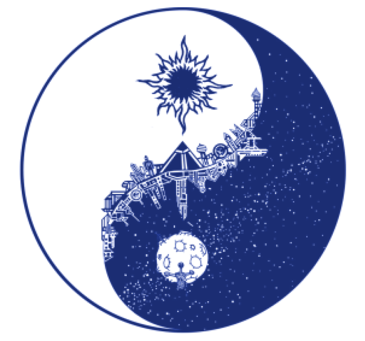 Taivaallinen kosminen näkymäolutlasinalunen - Tenstickers