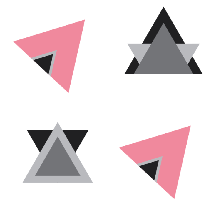 Geometriset muotokerroksetlasinalunen - Tenstickers